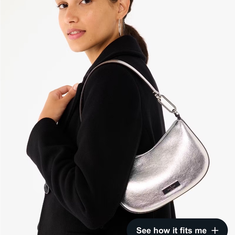 Silver Shoulder Bag